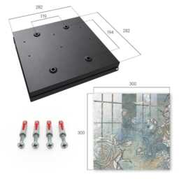 Floral Pattern Key Cabinet For Home, Blue Box Painterly Flowers & Plants, Lovers Of Nature Peace - thumbnail 4