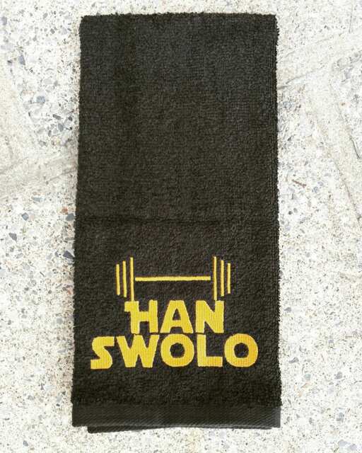 Swolo Gym Towel Embroidered Hand Towel Gift - image 1