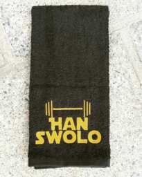 Swolo Gym Towel Embroidered Hand Towel Gift - thumbnail 1