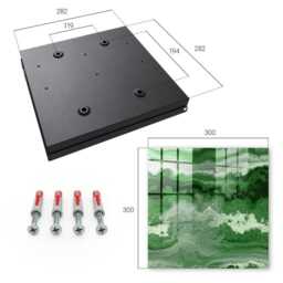 Green Structure Key Cabinet For Home, Industrial Box, Abstract Abstraction, Lovers Of Nature & Modern Design - thumbnail 4