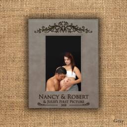 Personalized Leatherette Photo Frame With Glass/6 Colours - thumbnail 2