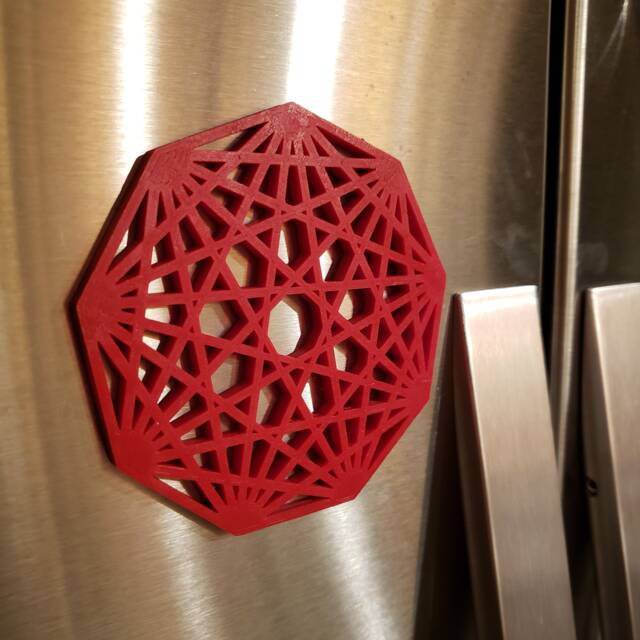 Smaller Nonagon Infinity - Magnet - image 1