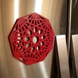 Smaller Nonagon Infinity - Magnet - thumbnail 1