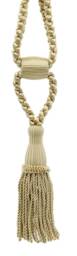 "D??copro Curtain & Drapery Tassel Tieback, Adjustable Cord Length, Length 5 1/2"", Spread 36"