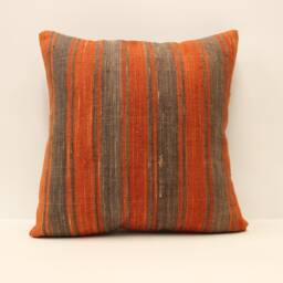 Kilim Pillow, Sofa Pillow Boho Pillow, Handmade Pillow, 18x18 in 45x45 cm Minimalist Decorative Pillow, Cushion Cover Throw Pillow 4Kbf-537