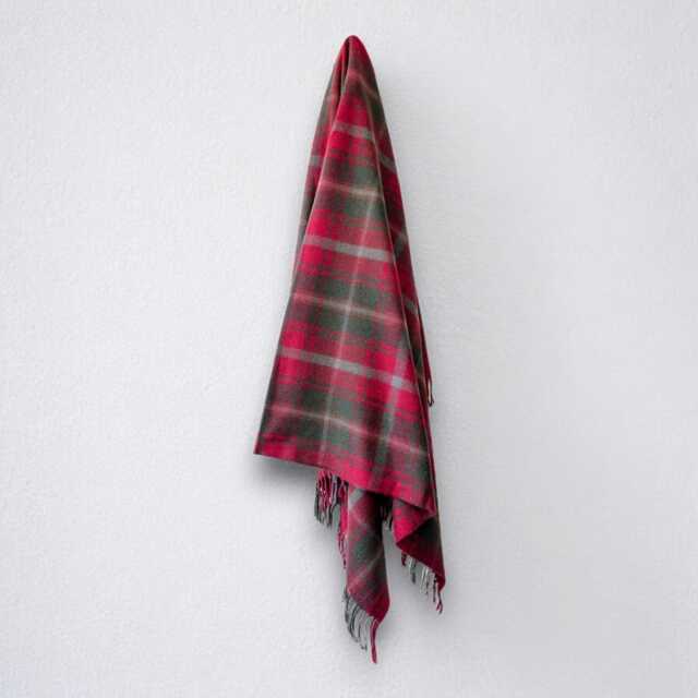 Maple - 100% Wool Tartan Blanket Eco Friendly Personalisable Blankets Throw - image 1