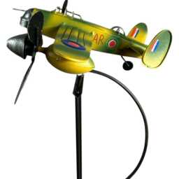 Rocking Balancing Lancaster Bomber Garden Ornament Decoration Rocker Stake - thumbnail 4