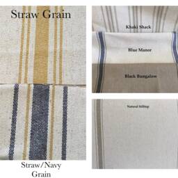 Grain Sack Ottoman Slipcover Farmhouse Short Gathered Or Tailored Bench Linen Short Slipcover - thumbnail 2