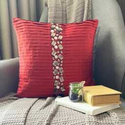 "Decorative Red European Pillowcase 24""x24""/26""x26" - thumbnail 2