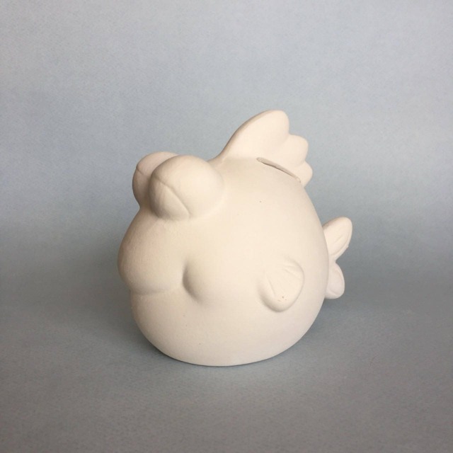 Ceramic Nemo, Cash Box, Bisque, Gift For Kids, Home Decor, Ready To Paint, Fish, Made Order, Figurines, Coinbanks - image 1