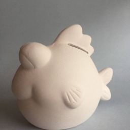 Ceramic Nemo, Cash Box, Bisque, Gift For Kids, Home Decor, Ready To Paint, Fish, Made Order, Figurines, Coinbanks - thumbnail 2
