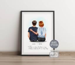 Memorial Print, in Loving Memory, Photo Gift, Remembrance Your Wings Were Ready, Sympathy Loving Memory - thumbnail 1