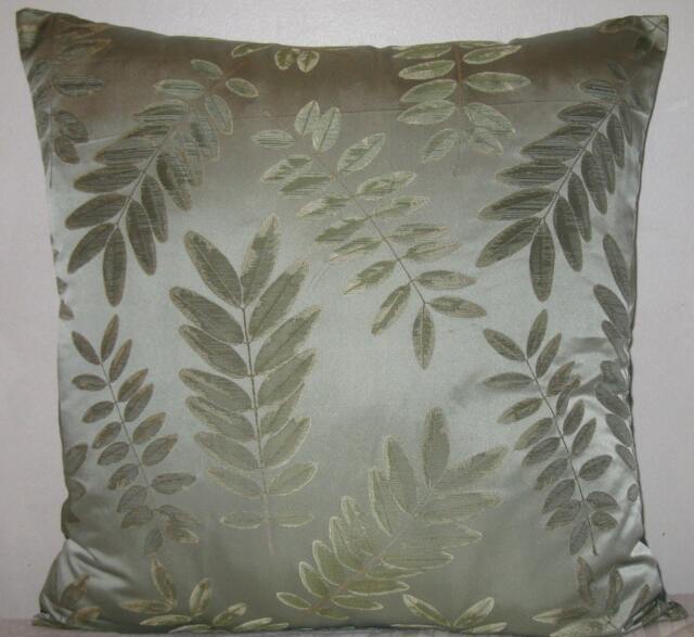 "Leaf Pattern Decorative Pillow Cover-In 24""x24" - image 1