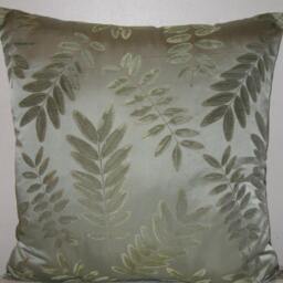 "Leaf Pattern Decorative Pillow Cover-In 24""x24" - thumbnail 2