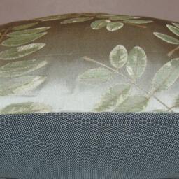 "Leaf Pattern Decorative Pillow Cover-In 24""x24" - thumbnail 3