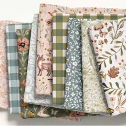Woodland Crib Sheet Neutral Forest Animals Cotton Fitted Sheet - thumbnail 3