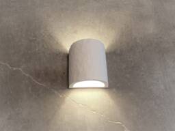 Handmade Ceramic Wall Sconce Diamond Cut Led Light
