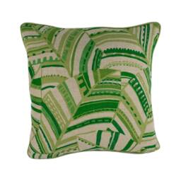 Schumacher - Deco Leaves Palm Sophisticated 1920's Leaf Designer Cushion Cover Handmade Throw Pillow Home Decor - thumbnail 2