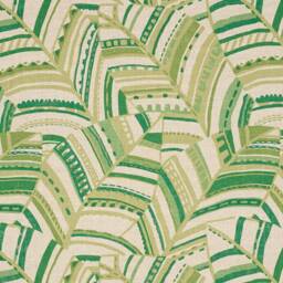 Schumacher - Deco Leaves Palm Sophisticated 1920's Leaf Designer Cushion Cover Handmade Throw Pillow Home Decor - thumbnail 3