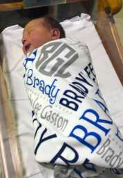 Personalized Name Blanket, Custom Baby Swaddle, Minky Fleece Fabric, Shower Gift - thumbnail 1