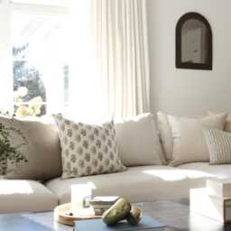 Neutral Pillow Combinations, Beige Cream Covers, Tan Sofa Throw Set Of 5, Natural Covers -- Sela - thumbnail 2
