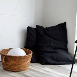 stonewashed Linen Pillowcase, Soft Envelope Closure - thumbnail 4