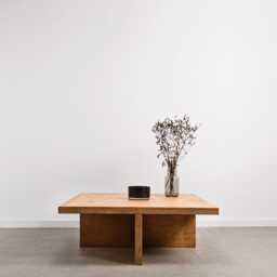 Ototo.04 Square Coffee Table, Plywood Low Table - thumbnail 2