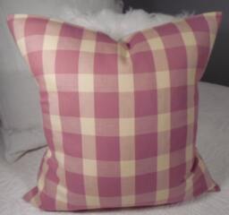 Lavender Check.lavender & Cream Pillow Cover.girls Room.dorm Room.teen Girls Room.slip Covers.summer Decor.spring Decor.pillow Covers - thumbnail 1
