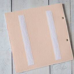Montessori Busy Book Page Felt Wedding Puzzle, Quiet Toddler Toy - thumbnail 3