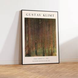 Gustav Klimt Wall Art, Pine Forest Ii, Art Poster, Tree Trees Floral Nouveau Decor, Gift, A1/A2/A3/A4 - thumbnail 3