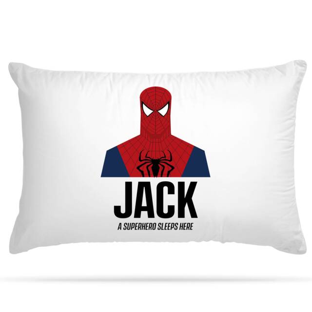 Customised Superhero Themed Pillow Case With 18 Character Option Personalised Gifts For Girls & Boys Slumber Party Decoration Bedroom D??cor - image 1