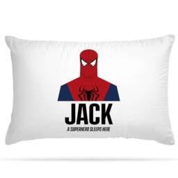 Customised Superhero Themed Pillow Case With 18 Character Option Personalised Gifts For Girls & Boys Slumber Party Decoration Bedroom D??cor