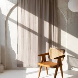 Linen Curtains in Natural Linen Color. 55 - thumbnail 2
