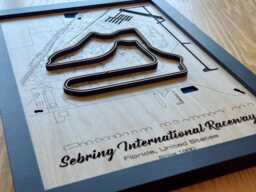 Sebring International Raceway Wall Art Laser Engraved Wood, 12Hrs Gift - thumbnail 1