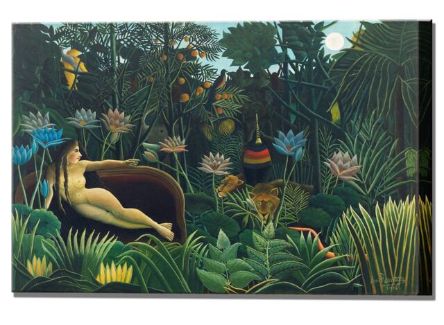 Henri Rousseau's The Dream, Ready To Hang Canvas Wall Art - image 1