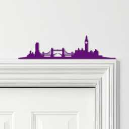 Door Topper London City Skyline Various Colours Top Of Decorative Sign - Novelty Wall Decor, Frame Art, Art - thumbnail 4