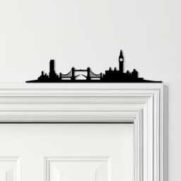 Door Topper London City Skyline Various Colours Top Of Decorative Sign - Novelty Wall Decor, Frame Art, Art