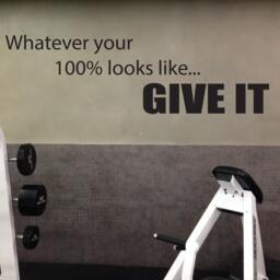 Classroom Decor. Guidance Counselor Whatever Your 100% Looks Like... Give It Wall Decal - thumbnail 3