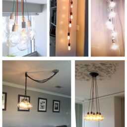 Chrome Dipped Led Globe Pendant Chandelier - Custom Lengths Unique Modern Lighting Fixture - thumbnail 2