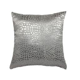 Animal Print Pillow Cover - Silver & White - thumbnail 2
