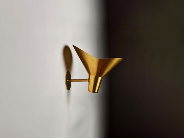 Bathroom Vanity Wall Light, Swedish Brass Lamp, Modern Sconce Mid Century Sconce, Lighting Fixture - image 1
