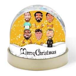 Wolves 2024-25 Vector Heroes Christmas Snow Globe Sa Wanderers Etc Great Gift For Wolverhampton Fans
