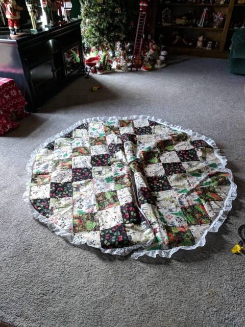 Handmade Christmas Tree Skirt