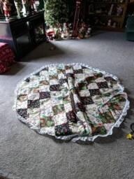 Handmade Christmas Tree Skirt