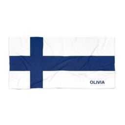 Finland Beach Towel, Finland Flag Tovel, Of Finland, Beach Country Gift, Finland Tovel, Finland Gift - thumbnail 2