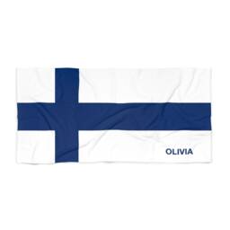 Finland Beach Towel, Finland Flag Tovel, Of Finland, Beach Country Gift, Finland Tovel, Finland Gift - thumbnail 3