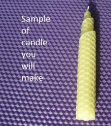Sweet Little Tapers Pure Beeswax Candle Making Kit. Set Of 4 - thumbnail 3