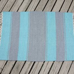 "Hand Woven Rug - 24"" X 35" - thumbnail 2