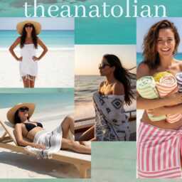 Turkish Cotton Peshtemal Towel Striped Beach, Bath, & Spa Towel, Choose Your Color - thumbnail 3
