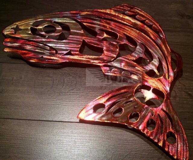 Seven Year Anniversary Gift Pure Copper Salmon Wall Art - image 1